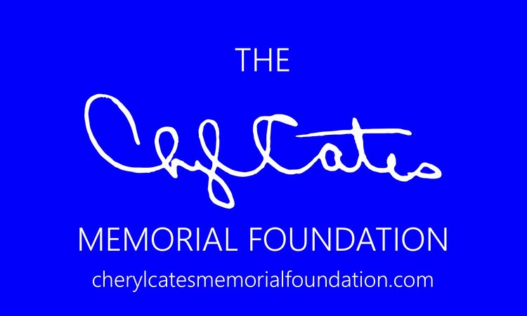 Cheryl Cates Memorial Foundation, with Cheryl Cates' signature