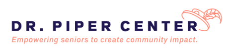 blue and orange lettering on a white background